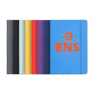 A5 Solid Color Elastic Band Business Notebook