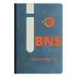 Soft-touch Leather Notebook with Built-in Pen Holder | https://www.bestnamebadges.com