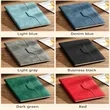 Textured Leather Notebook with Built-in Pen Loop | https://www.bestnamebadges.com