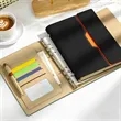 Tri-Fold Faux Leather Executive Notebook | https://www.bestnamebadges.com