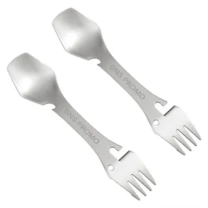 Stainless Steel Camping Spork With Hole