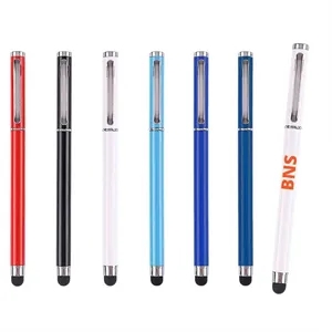 Metal Dual-Use Pen: Stylus & Ballpoint