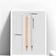 Elegant Premium Metal Ballpoint Pen | https://www.bestnamebadges.com