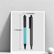 Push-Button Metal Gel Pen | https://www.bestnamebadges.com