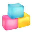 Ice cube shaped stress relieving toy | https://www.bestnamebadges.com