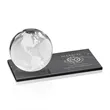 Globe Award on Rectangle Marble Base | https://www.bestnamebadges.com
