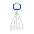 Light Up 5 In 1 Usb Charging Cable | https://www.bestnamebadges.com