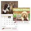 Good Value™ Puppies & Kittens - Stapled Calendar | https://www.bestnamebadges.com