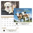 Good Value™ Baby Farm Animals - Stapled Calendar | https://www.bestnamebadges.com