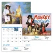 Good Value™ Monkey Mischief - Stapled Calendar | https://www.bestnamebadges.com