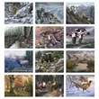 Good Value™ Wildlife Canvas - Stapled Calendar | https://www.bestnamebadges.com