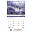 Good Value™ Wildlife Canvas - Stapled Calendar | https://www.bestnamebadges.com