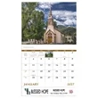 Good Value™ Scenic Churches - Stapled Calendar | https://www.bestnamebadges.com