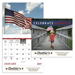 Good Value™ Celebrate America - Stapled Calendar