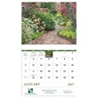 Good Value™ Garden Walk - Stapled Calendar | https://www.bestnamebadges.com
