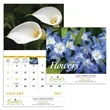 Good Value™ Flowers - Stapled Calendar | https://www.bestnamebadges.com