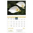 Good Value™ Flowers - Stapled Calendar | https://www.bestnamebadges.com
