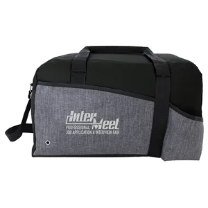 Atchison® Two-Tone Center Court Duffel | https://www.bestnamebadges.com