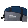 Atchison® Two-Tone Center Court Duffel | https://www.bestnamebadges.com