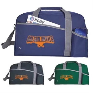 Atchison® RPET Center Court Duffel | https://www.bestnamebadges.com