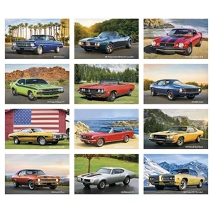 Triumph® Calendars Press-N-Stick Cruisin' Cars Calendar