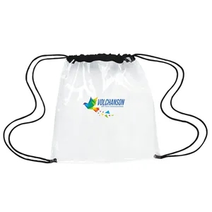 Good Value™ Clear Game Drawstring Backpack | https://www.bestnamebadges.com