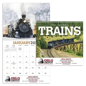 Triumph® Calendars Trains Calendar