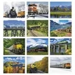 Triumph® Calendars Trains Calendar | https://www.bestnamebadges.com