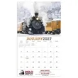 Triumph® Calendars Trains Calendar | https://www.bestnamebadges.com