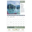 Triumph® Calendars World Scenes with Recipe Calendar | https://www.bestnamebadges.com