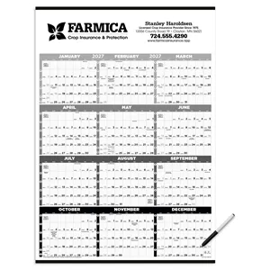 Triumph® Calendars Black & White Time Management Span-A-Y...