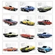 Triumph® Calendars Classic Muscle Cars Calendar | https://www.bestnamebadges.com