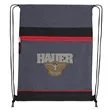 Good Value™ RPET Two-Tone Drawstring Backpack | https://www.bestnamebadges.com