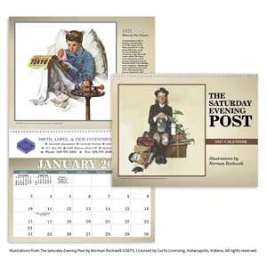 Triumph® Calendars The Saturday Evening Post Illustration...