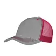 Color Accent Mesh Snapback Cap | https://www.bestnamebadges.com