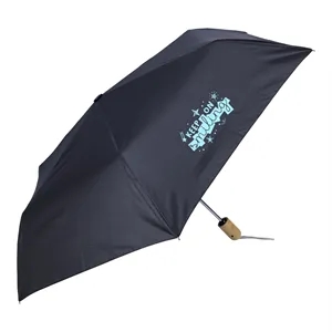 Shed Rain™ 42" RPET Bamboo-Handled Auto-Open/Close Compac...