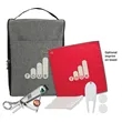 Heathered Shoe Bag Golf Kit | https://www.bestnamebadges.com
