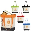 Good Value™ Color Zip Tote | https://www.bestnamebadges.com