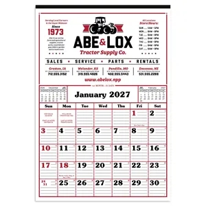 Skinner & Kennedy® Commercial 12-Sheet Calendar