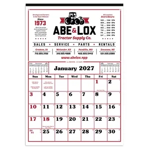 Skinner & Kennedy® Commercial 12-Sheet Calendar