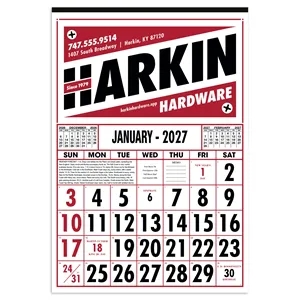 Skinner & Kennedy® Commercial 12-Sheet Calendar