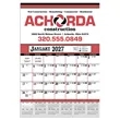 Skinner & Kennedy® Contractor's 12-Sheet Calendar | https://www.bestnamebadges.com