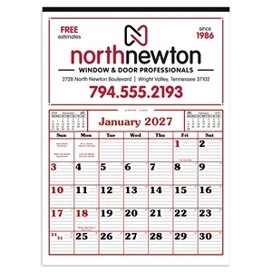 Skinner & Kennedy® Commercial 12-Sheet Calendar