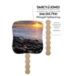Skinner & Kennedy® Sunset Shore - Pictorial Fan | https://www.bestnamebadges.com