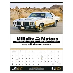 Triumph® Calendars Muscle Cars Calendar