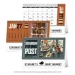 Triumph® Calendars The Saturday Evening Post Desk Calendar | https://www.bestnamebadges.com