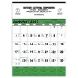 Triumph® Calendars Green & Black Contractor Memo Calendar | https://www.bestnamebadges.com