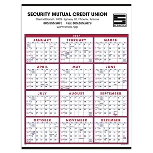 Triumph® Calendars Span-A-Year Calendar