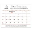 Triumph® Calendars Red & Black Desk Pad | https://www.bestnamebadges.com