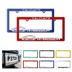 Custom Plastic Car License Plate Frame